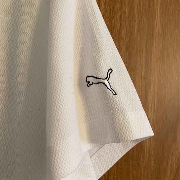 PUMA Women's White Dry Cell Golf Polo - Size: Large - Picture 4 of 6